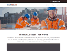 Tablet Screenshot of northwesterntech.edu